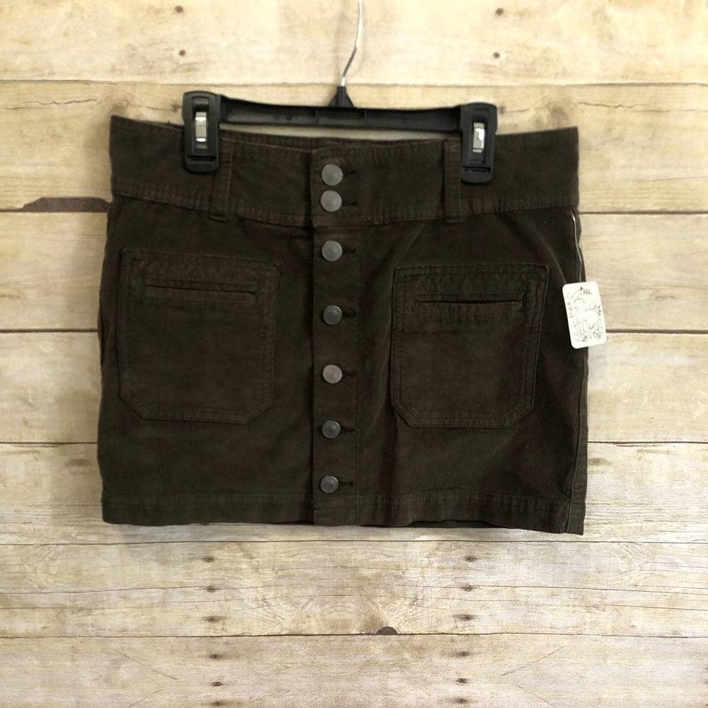 Free People Joanie Corduroy Skirt S27